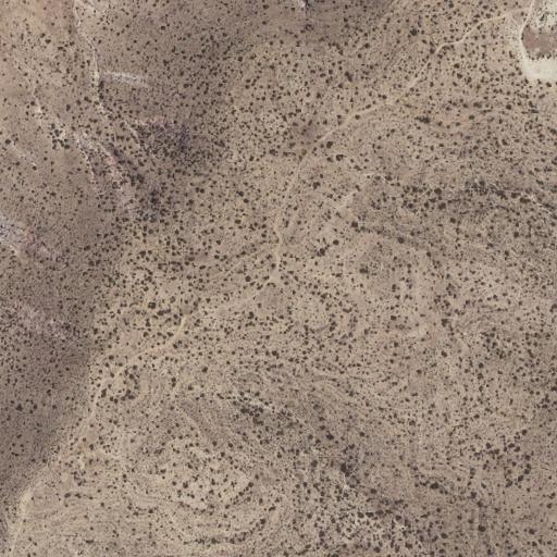 Aerial view of the land around BLM public land — near Carlsbad