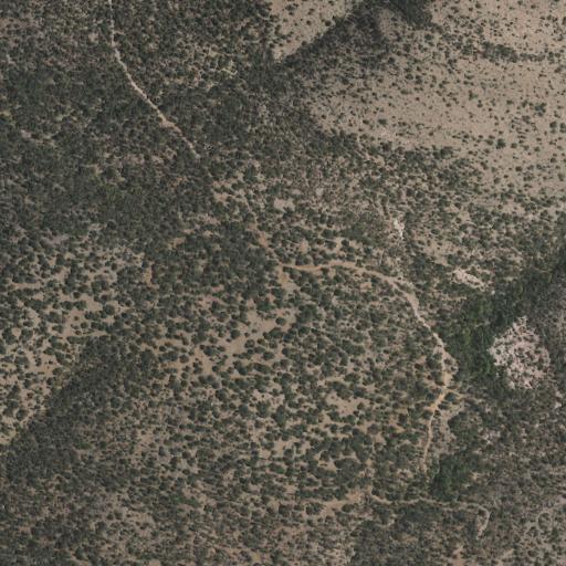 Aerial view of the land around In Gila National Forest — near Continental Divide