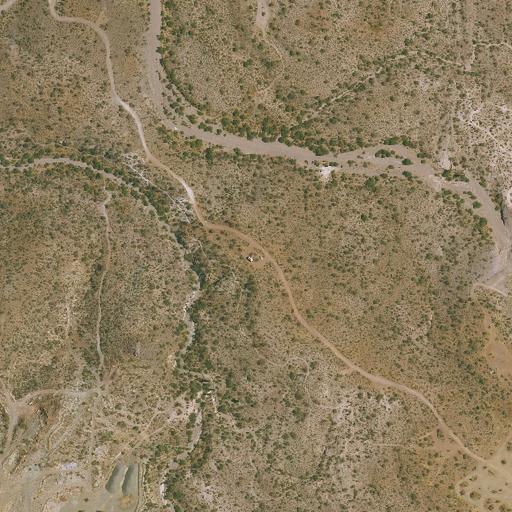 Aerial view of the land around BLM public land — near Phoenix