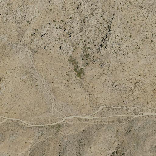 Aerial view of the land around Bighorn Mountain Wilderness