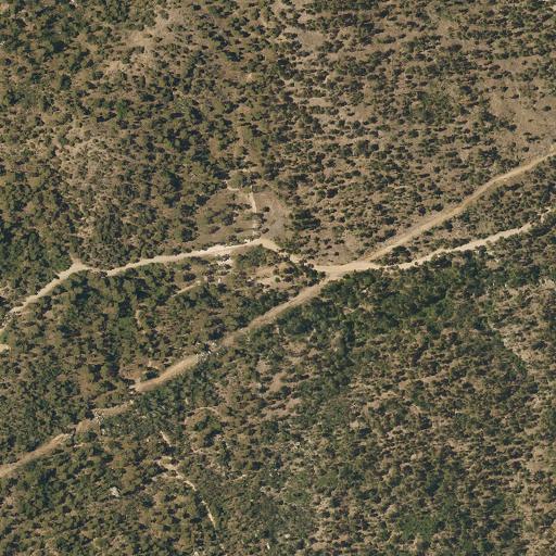 Aerial view of the land around Yavapai County — near Prescott