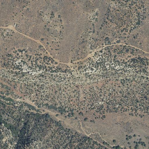 Aerial view of the land around Washington County — near Gooseberry Mesa