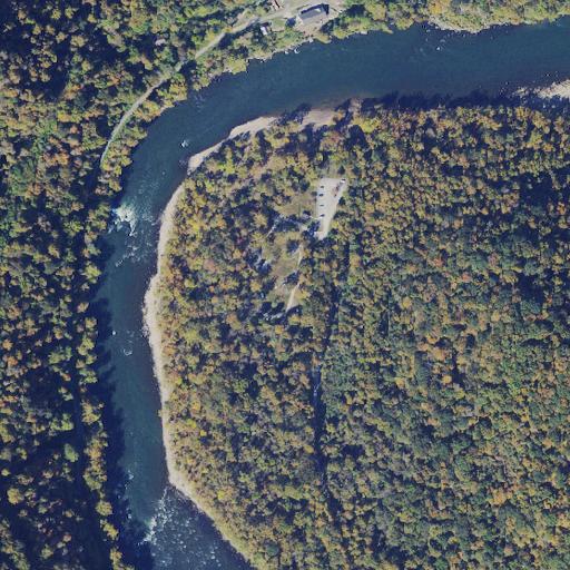 Aerial view of the land around Fayette County