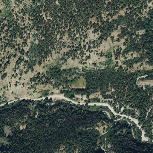 Aerial view of the land around Hinsdale County — near Lake City