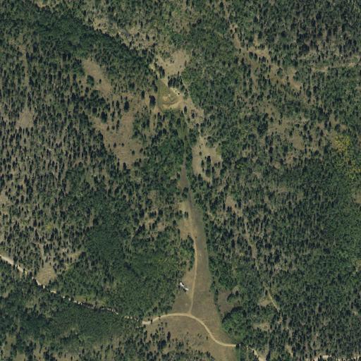 Aerial view of the land around Chaffee County