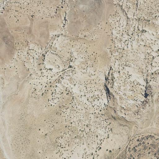 Aerial view of the land around Grand County — near Moab
