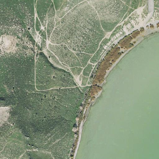 Aerial view of the land around BLM public land — near Utah Lake