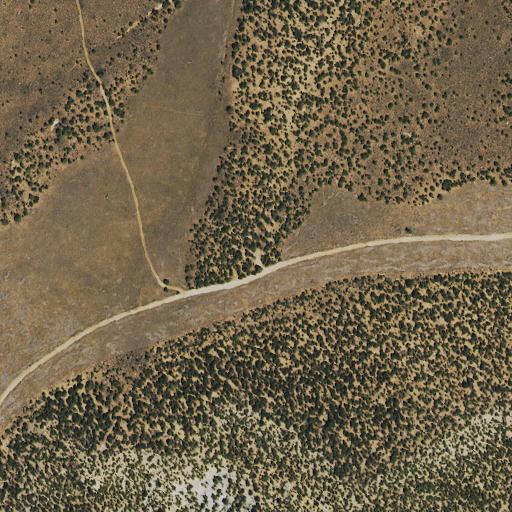 Aerial view of the land around BLM public land — near Dinosaur National Monument