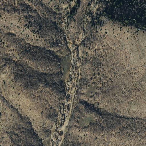 Aerial view of the land around Tooele County — near Ophir