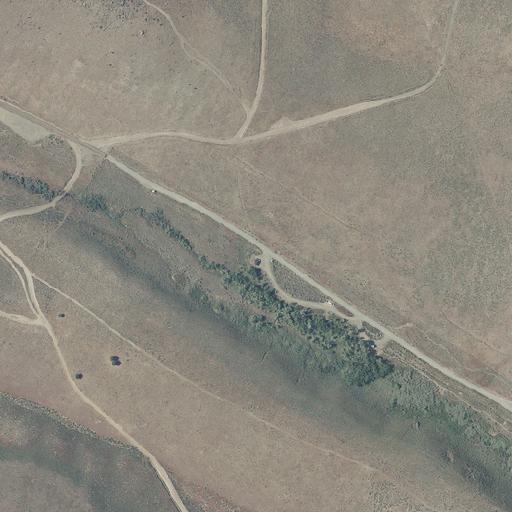 Aerial view of the land around BLM public land — near Winnemucca