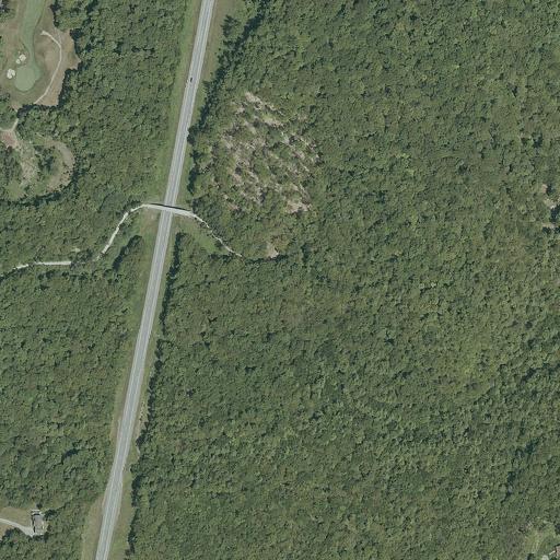 Aerial view of the land around Bennington County — near Manchester