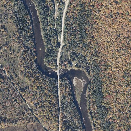 Aerial view of the land around Somerset County — near Twenty Mile Checkpoint