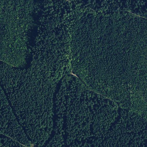Aerial view of the land around Clallam County