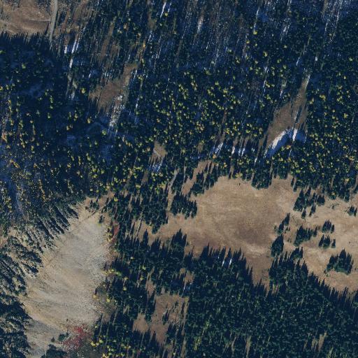 Aerial view of the land around Okanogan County